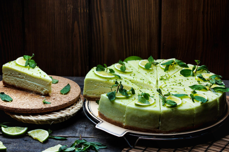 green desserts