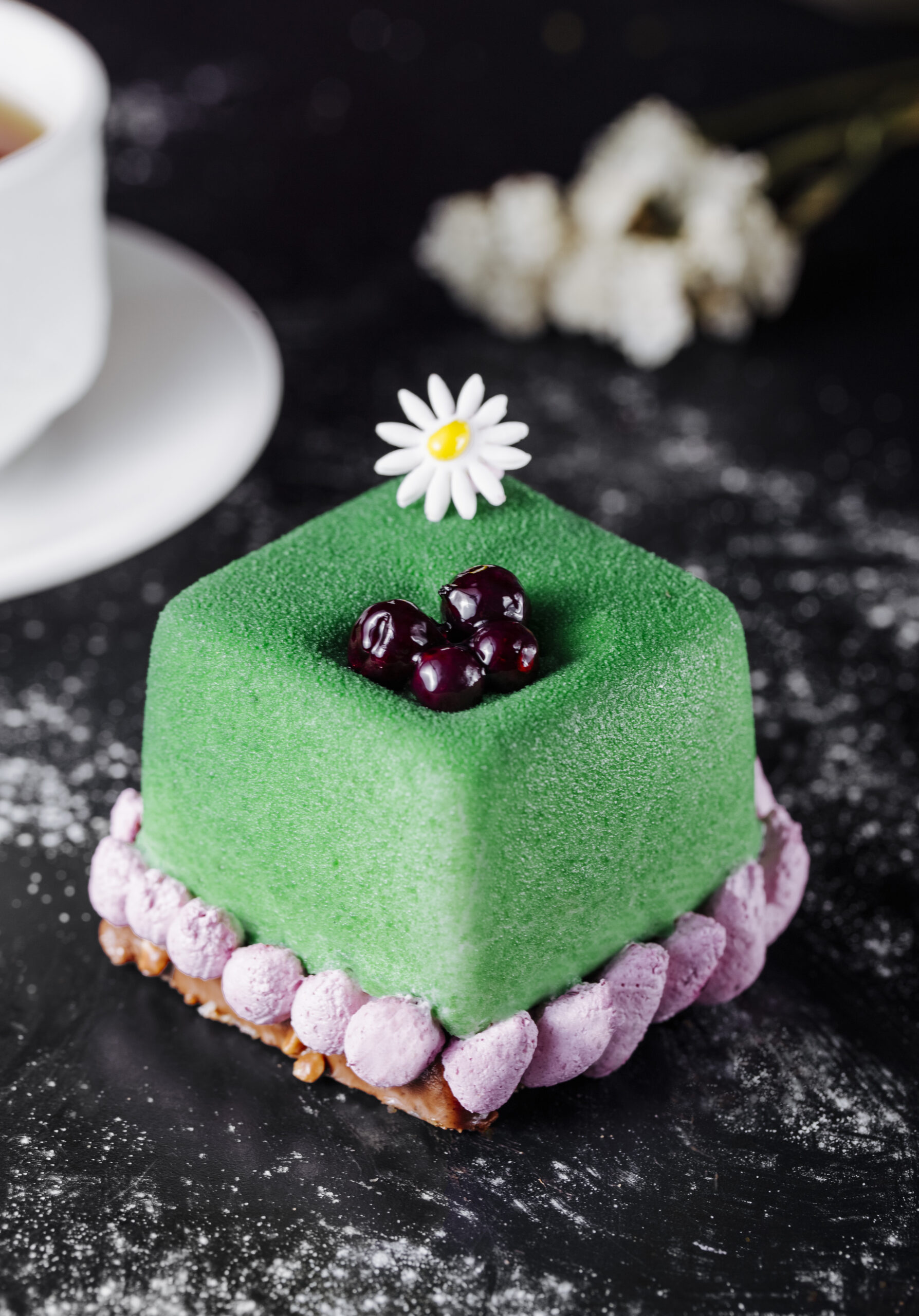 green desserts